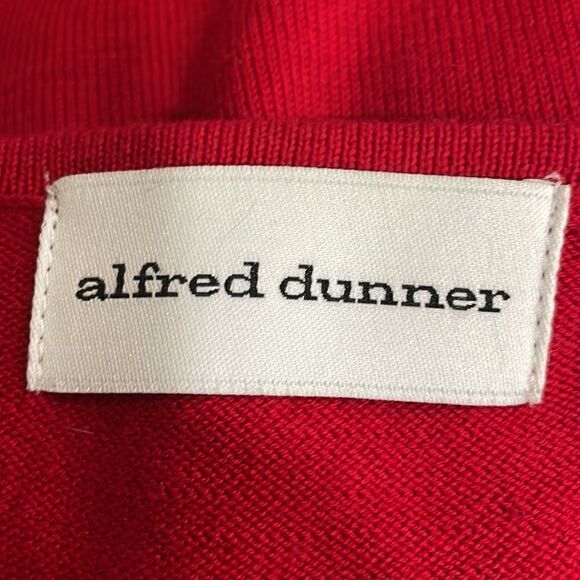 NWOT Alfred Dunner red and black sparkly sweater. Size M medium 8/10 - Picture 5 of 8